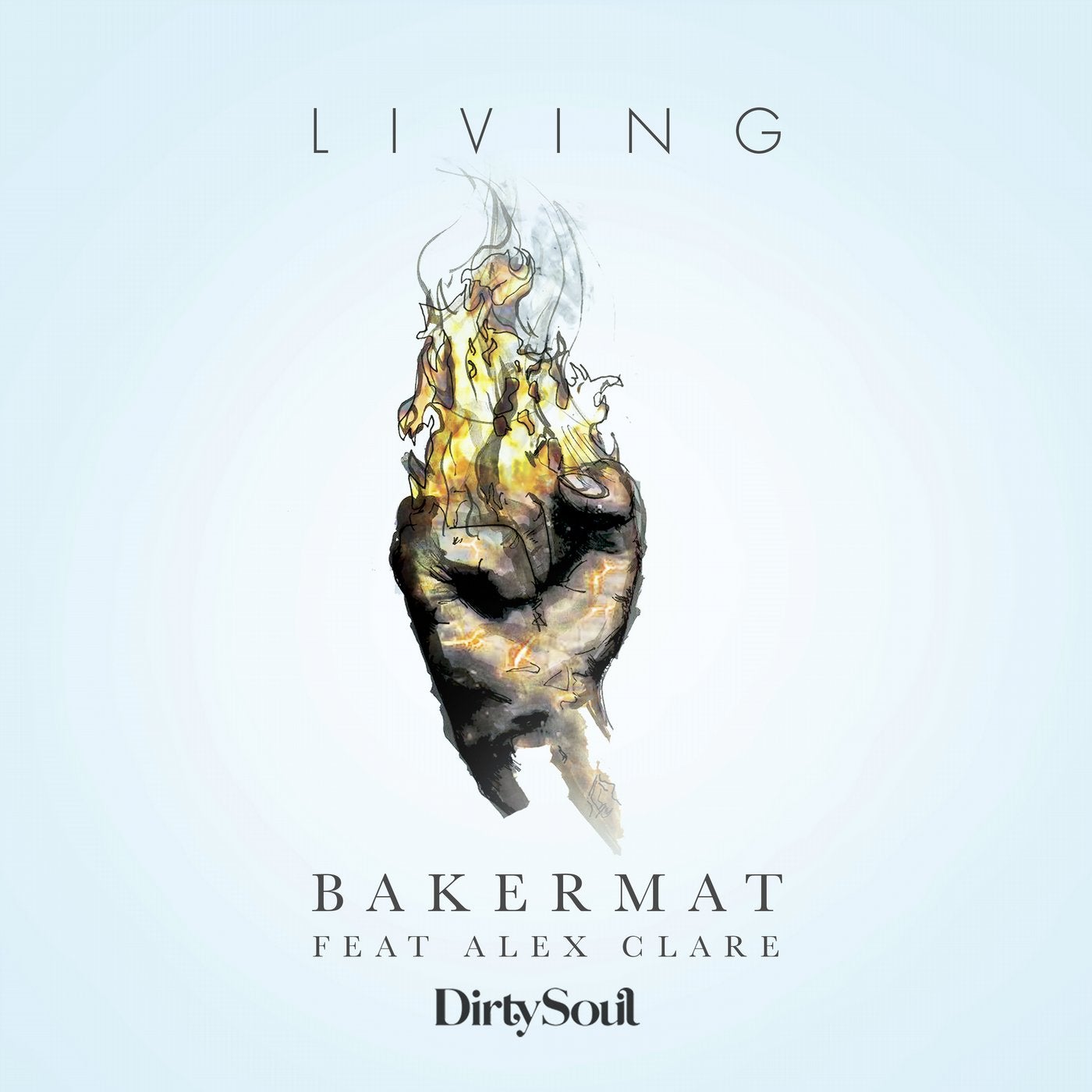 Living by Bakermat feat. Alex Clare cover art